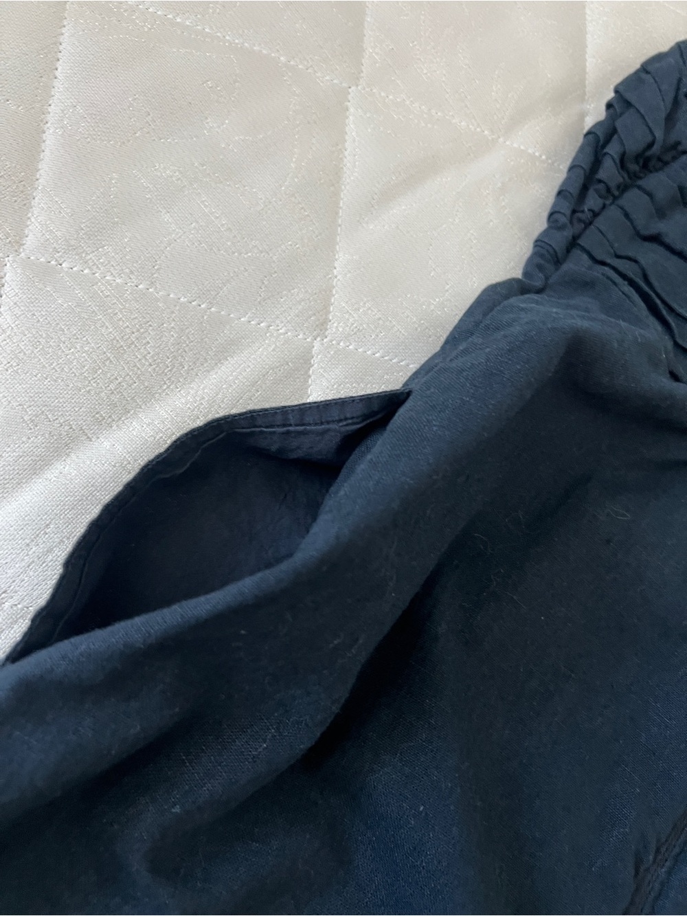 Abercrombie & Fitch Black Linen blend Dress - Picture 6 of 8